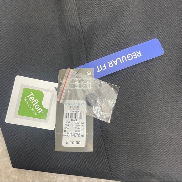 Primary Men's Black Dress Pants NWT in size 32 - Picture 4 of 6